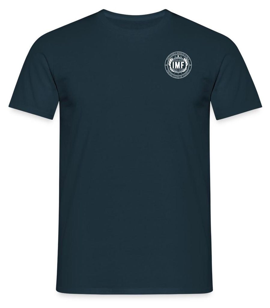 Spreadshirt Mission Impossible Dead Reckoning IMF-Logo Männer T-Shirt, L, Navy