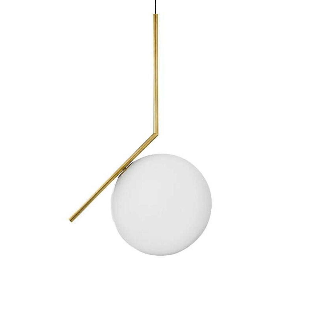 Mleczna kula 20cm - nowoczesna lampa wisząca Zdjęcie produktu 