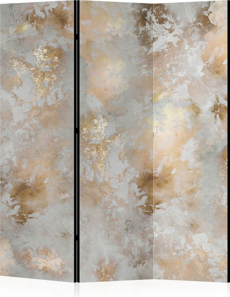 LUMASOUL Paravent doppelseitiger, Paravent Raumteiler Innen, Motiv Abstrakt, 135x172 cm