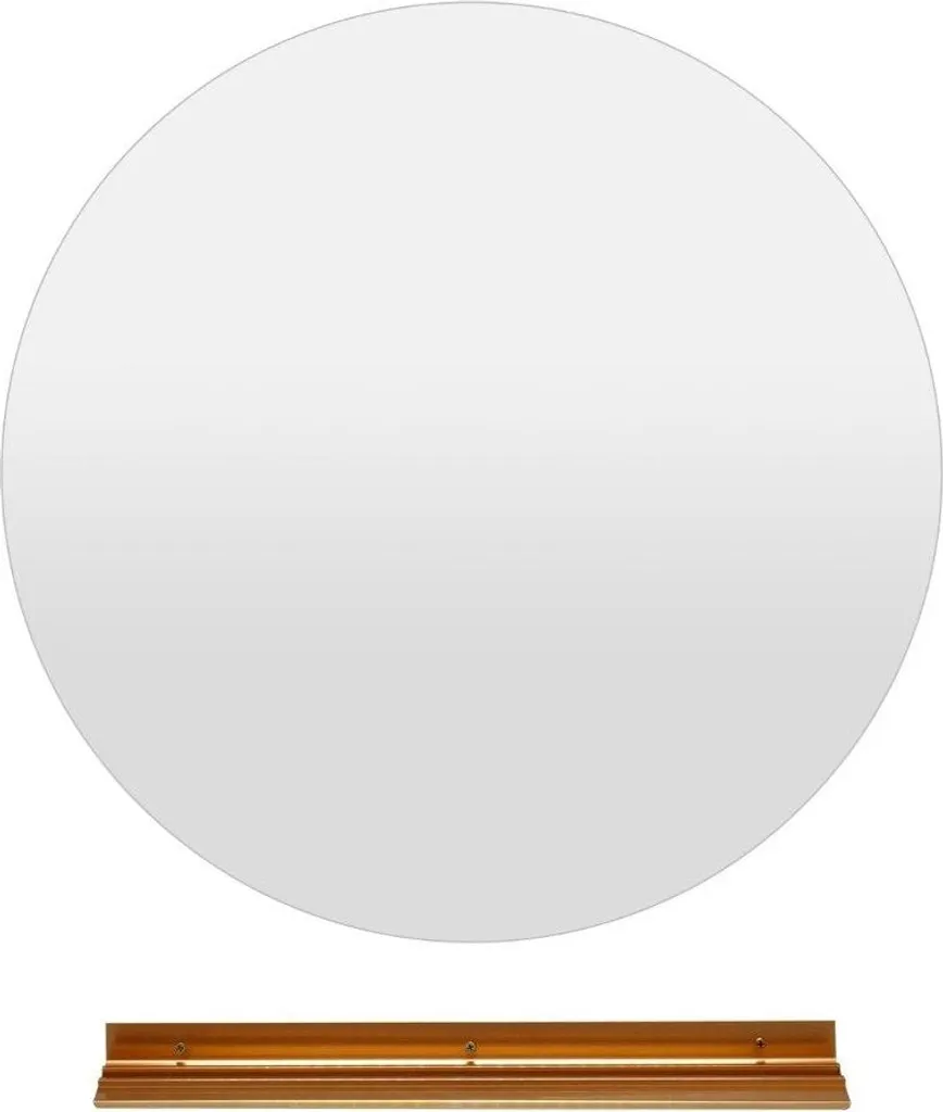 Miroir mural rond LED 60cm : fini les réglages manuels avec la mémoire auto