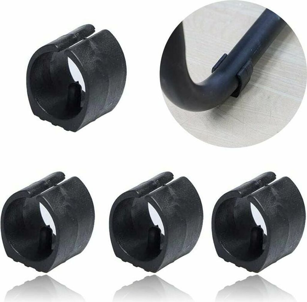 50 Stück U-förmige Stuhlgleiter aus Kunststoff (25 mm), U-förmige Stuhlfußkappen aus Kunststoff, Bodenschutzpads für Stuhlbeine