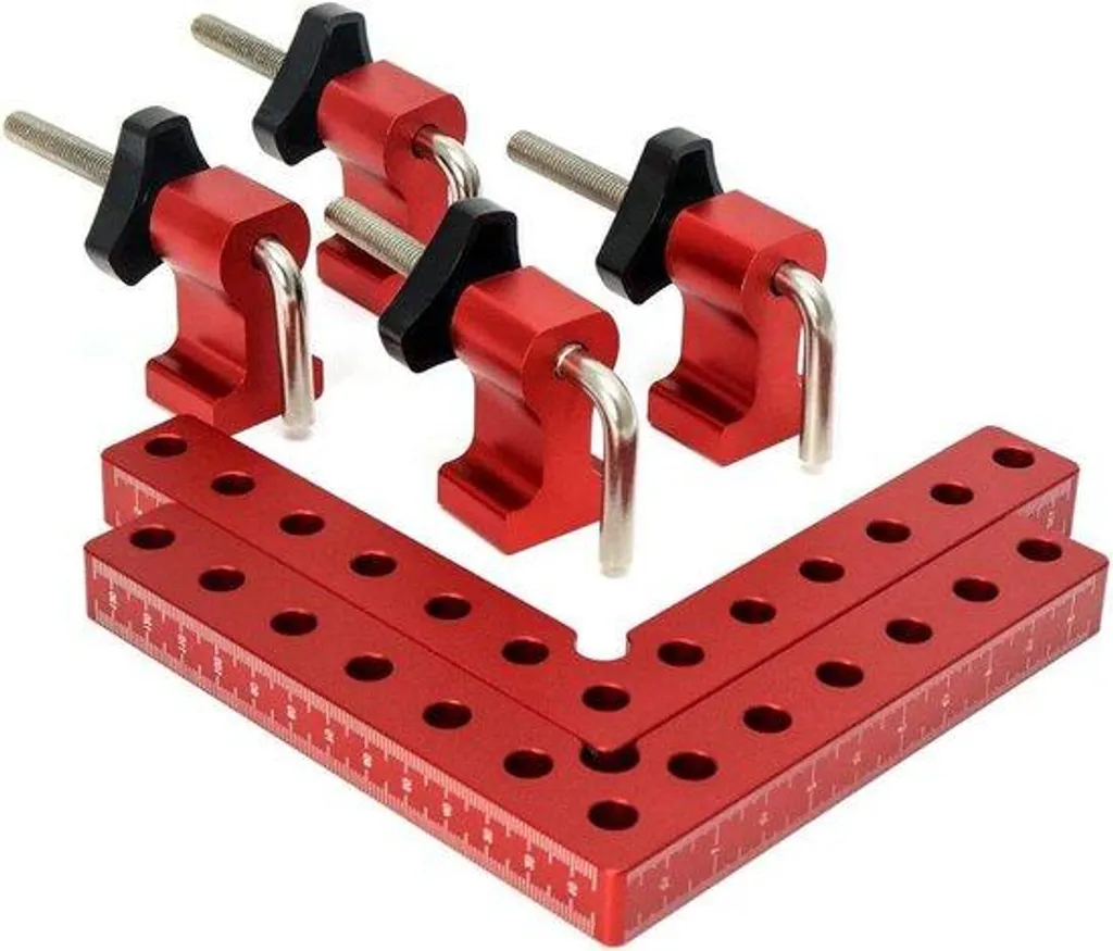 Cornière en alliage d'aluminium à 90 degrés 472x472 mm Woodworking