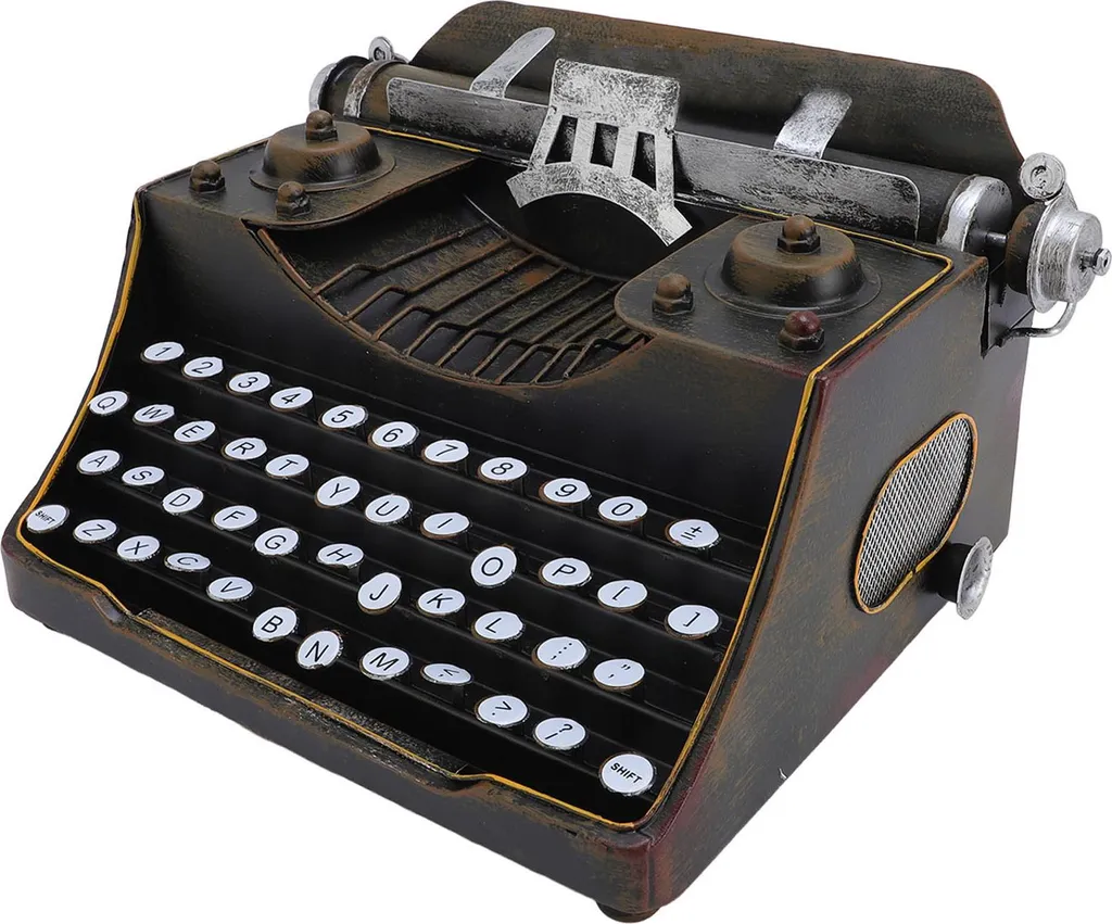 Décoration vintage machine à écrire noire pour un intérieur stylé