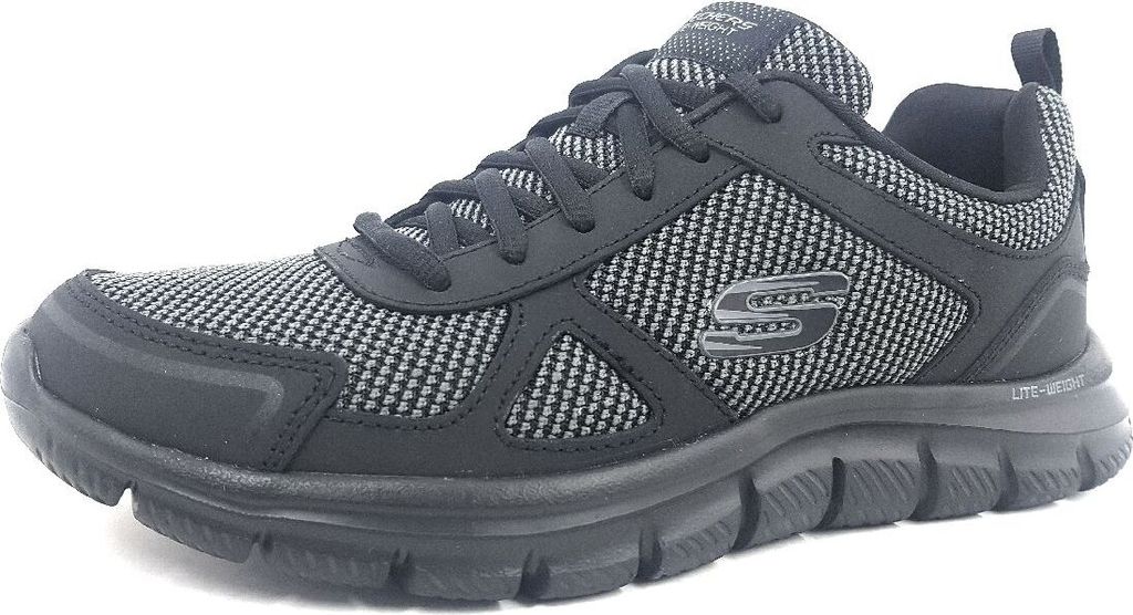 Skechers 52630-BBK - Buty sznurowane czarny Skechers Kolor: Zdjęcie produktu 