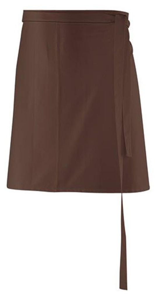 Exner - Unifarben-Kurze Schürze LT3946 (Einheitsgröße) (Toffee)