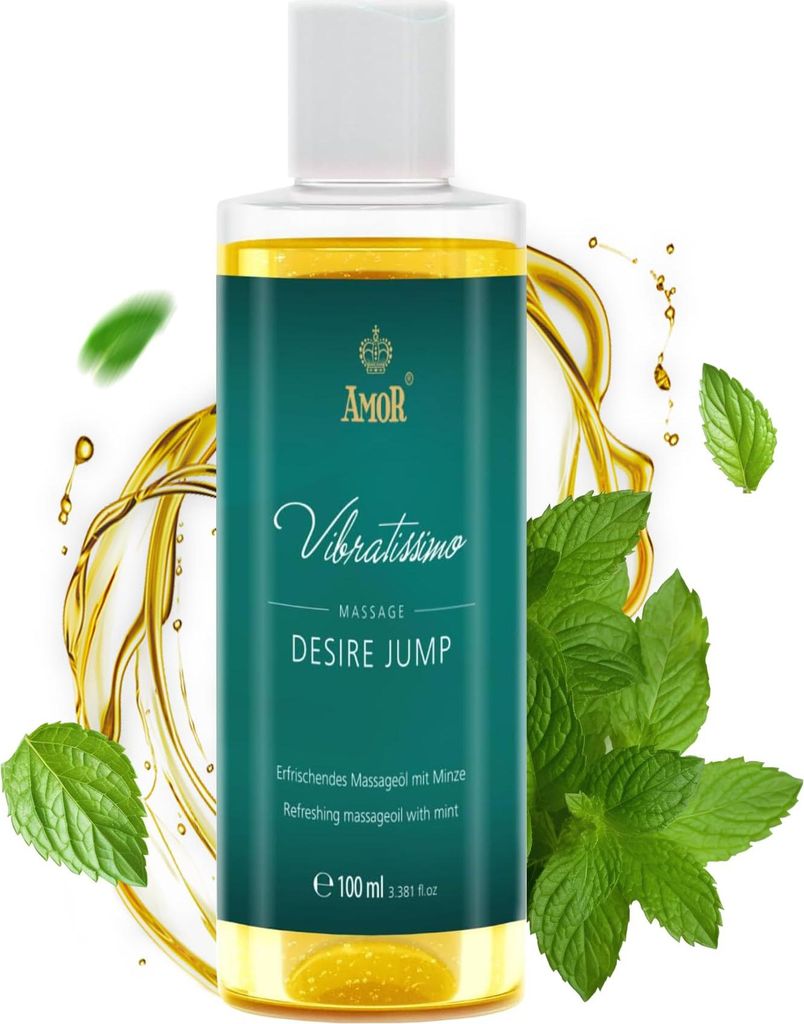 Vibratissimo Desire Jump 100 ml Massageöl - Prickelnde Produktbild 