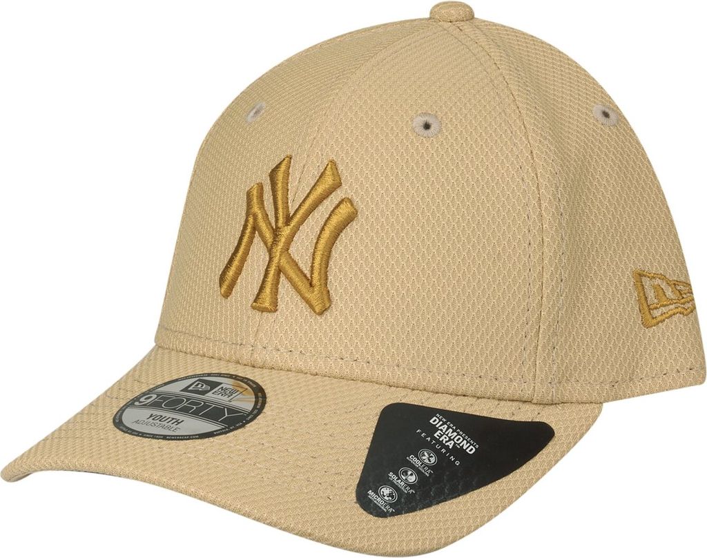 New Era Kinder Cap - DIAMOND 9FORTY NY Yankees gold Infant