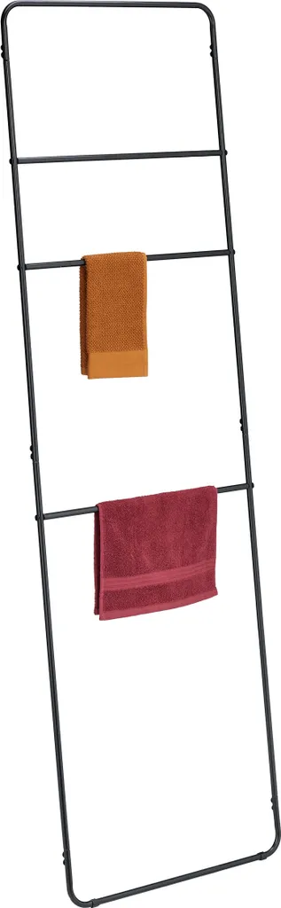 Support serviettes autoportant 3 branches en métal pour petite douche