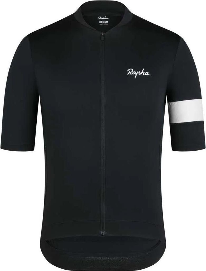 Rapha Core Kurzarm-radtrikot Schwarz S Herren Schwarz S