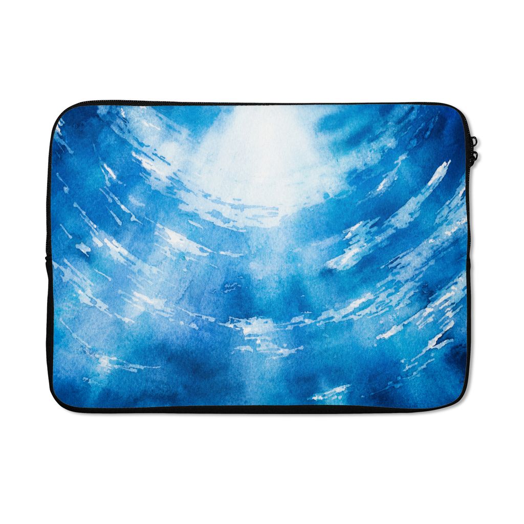MuchoWow Laptop Hülle 13 Zoll Wasser - Meer - Sonne Laptoptasche - Laptophülle - Sleeve - Rundumschutz