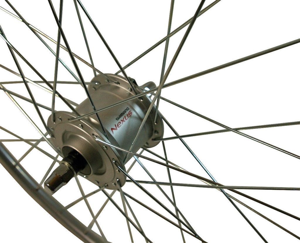REDONDO 28 Zoll Vorderrad Laufrad Felge Silber mit Shimano Produktbild 2