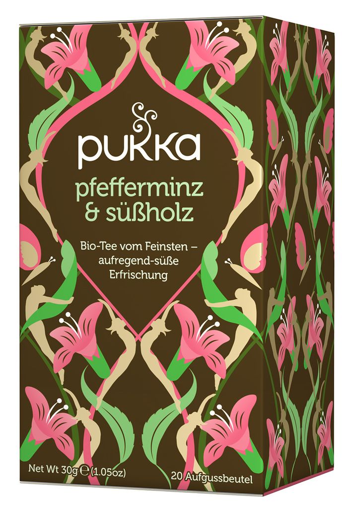 Pukka Pfefferminz & Süßholz, Kräutertee, 30 g, Lakritze, Produktbild 
