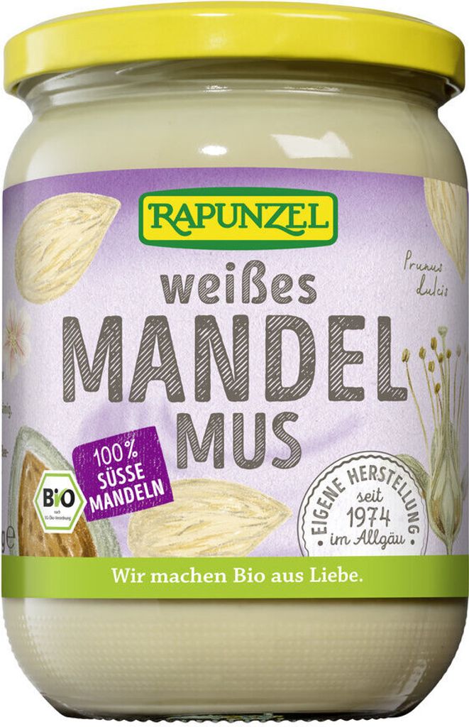 Rapunzel Mandelmus weiß 6er-Pack 500g Image du produit 