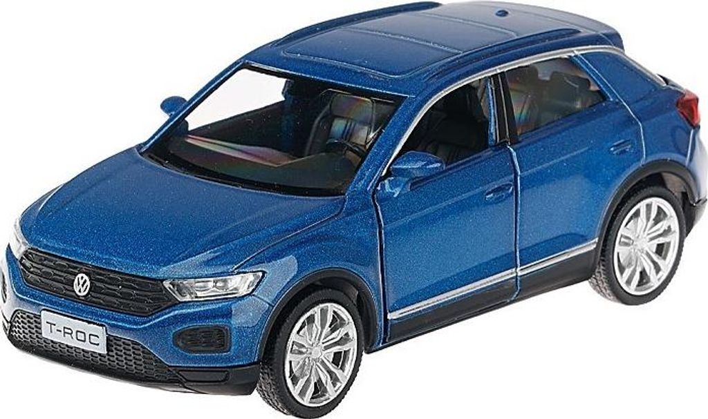 Modèle réduit de voiture DAFFI RMZ VW T-Roc Bleu K-884 Image du produit 