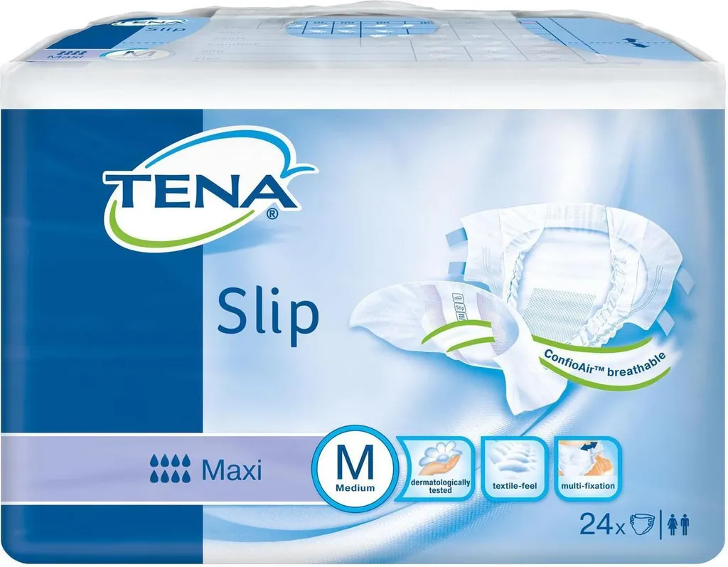 TENA Slip Maxi ConfioAir Taglia M 24 pezzi - Pannoloni Alta Assorbenza