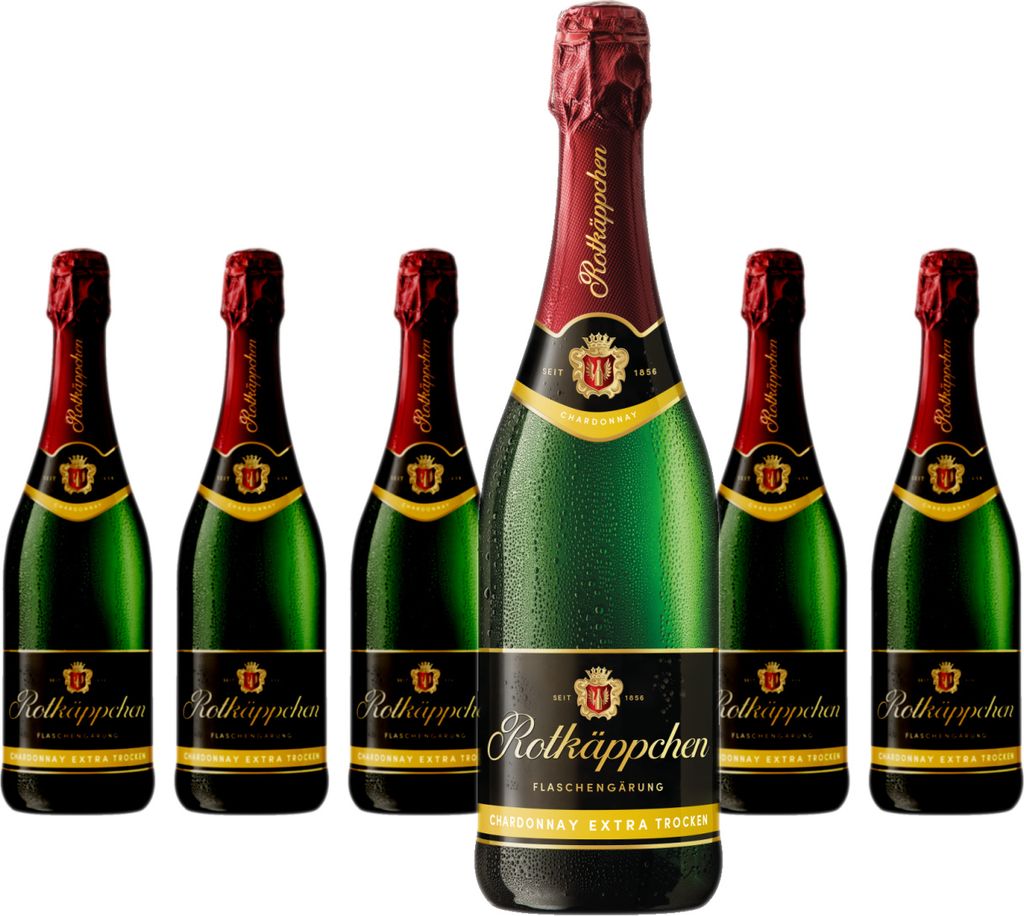 6 x Rotkäppchen Sekt Chardonnay Extra trocken Produktbild 