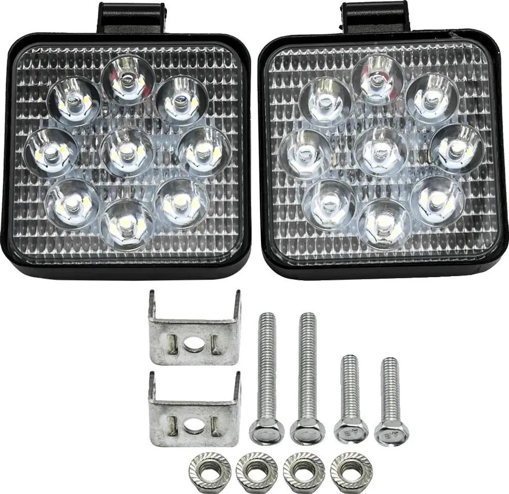Lampe de travail LED 120W 12V 24V étanche 6000K pour camion et tracteur