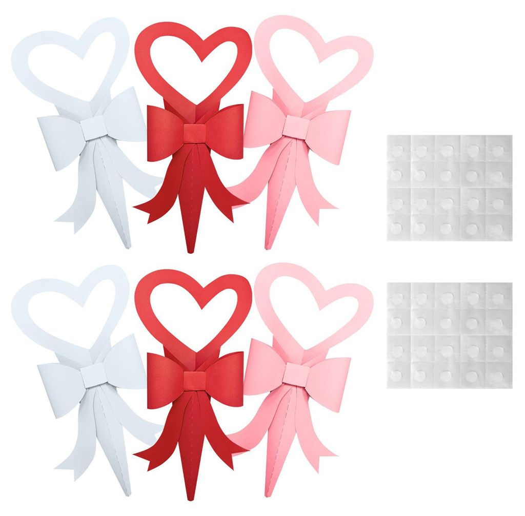 6 Stück Einzelblumenhüllen, Blumenstrauß-Geschenkpapier, Herzförmige Geschenkbox mit Blumenmotiv für Jahrestag, Geburtstag, Feiertage, Weihnac...