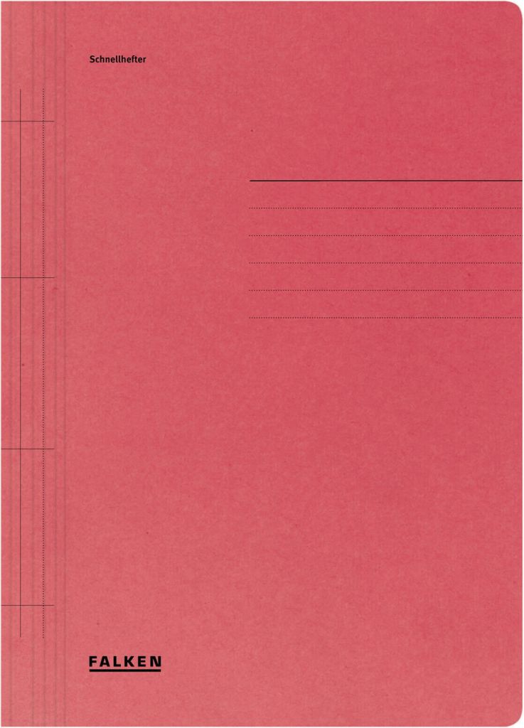 Schnellhefter A4 Manila RC Karton 250g rot