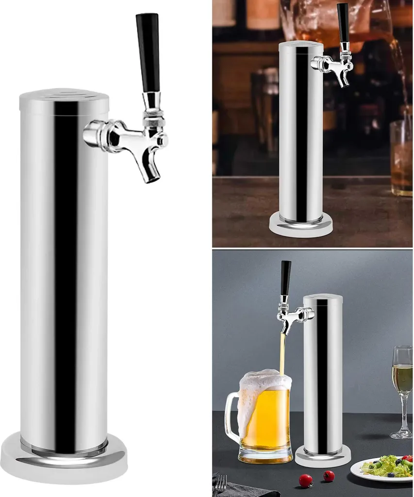 Impianto Spillatura Birra Professionale in Acciaio Inox - 1 Rubinetto - 8