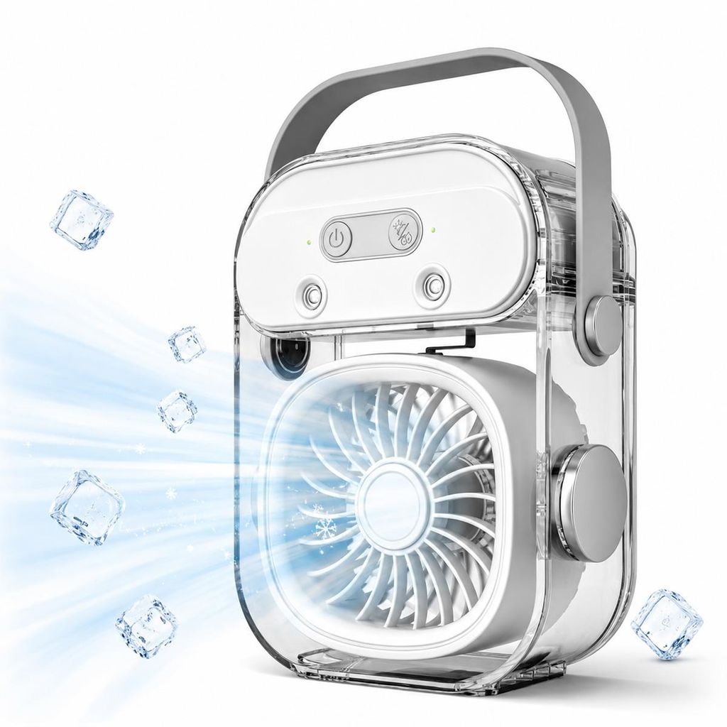 Mini Sprühventilator Mobile Klimaanlage, Luftkühler mit Produktbild 