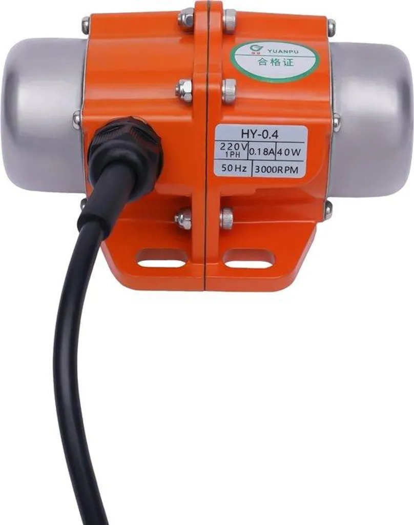 Moteur vibrant 220V 120W en aluminium, vitesse 3000 tr/min stable