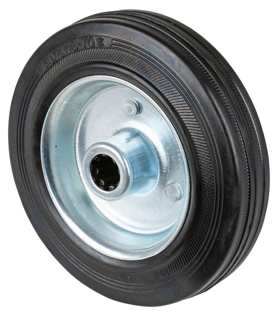 BS Rollen Gummirad B55.140 Raddurchmesser 140 mm Produktbild 