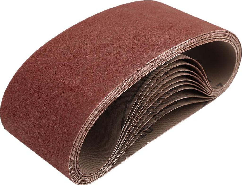 10Stk. 3x18 Zoll 120 Körnung Aluminum Oxide Schleifband Schleifpapier auf Rolle