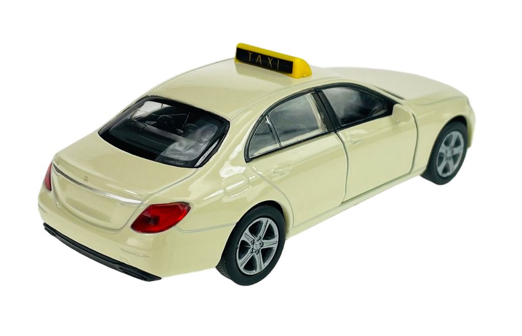 Welly 2016 Mercedes-Benz E-Klasse W213 Beige Taxi 1:34-1:39 Produktbild 4
