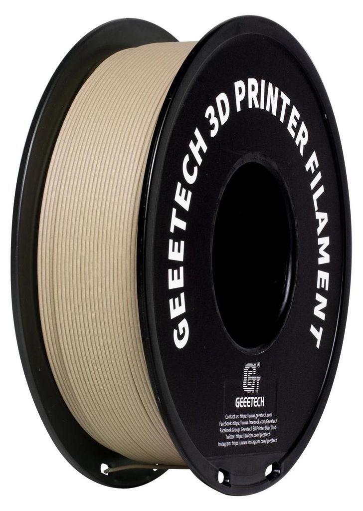 PLA Holzfilament - FDM 3D-Drucker Filament - Spule 1 kg - Durchmesser 1,75 mm - Vakuumverpackt - Originalholz