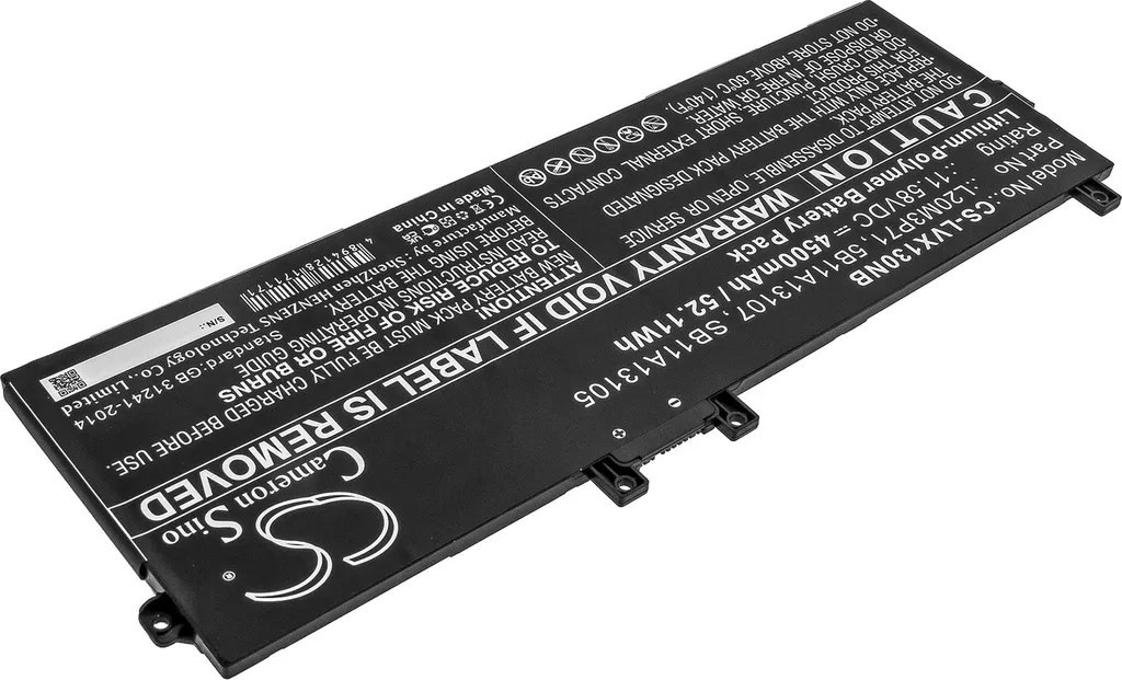 Batterie Ordinateur Portable Lenovo ThinkPad X13 Yoga G2 20W800 TECHTEK