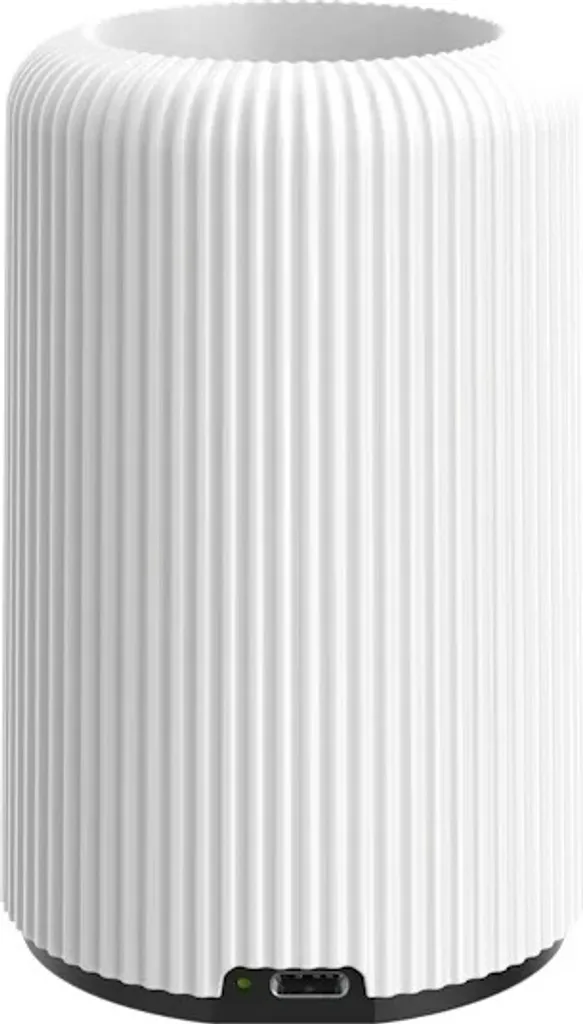 Socle de lampe portable Pop Nomad White pour éclairage de bureau LED