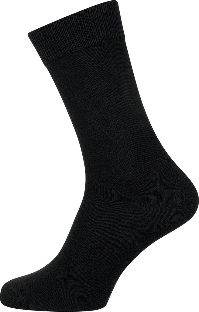 NUR DER Socken  uni Baumwolle Business schwarz 39-42 Produktbild 2