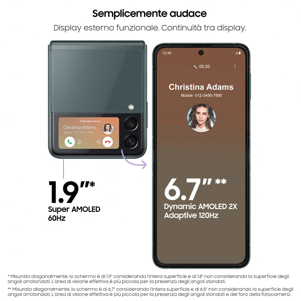 Samsung Galaxy Z Flip3 5G Smartphone Vert pour Multitâche et Mode Flex - 5