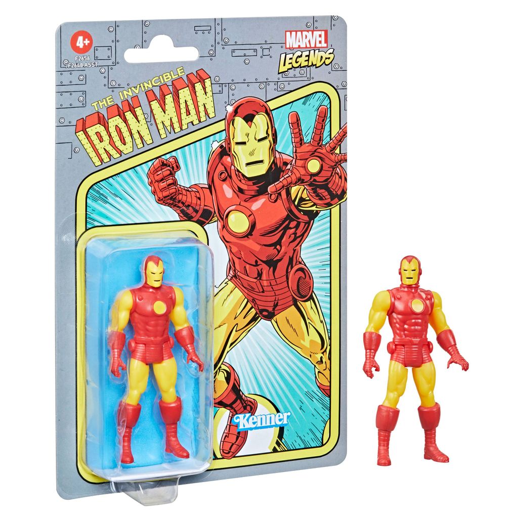 Hasbro Marvel Legends Iron Man 10cm Retro F2656 Zdjęcie produktu 