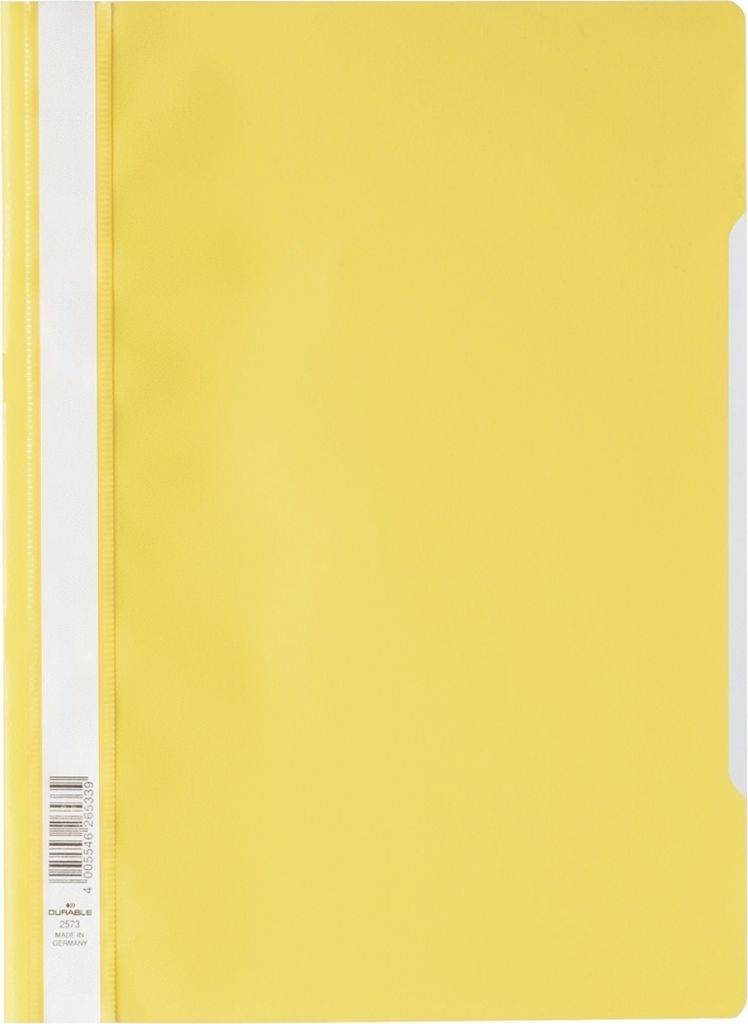DURABLE Sichthefter A4 Standard PP gelb 50er Pck Obrázek produktu 