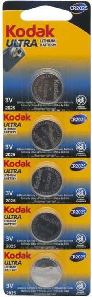 KODAK Max Lithium Knopfzelle CR2025 / 3V / BP5