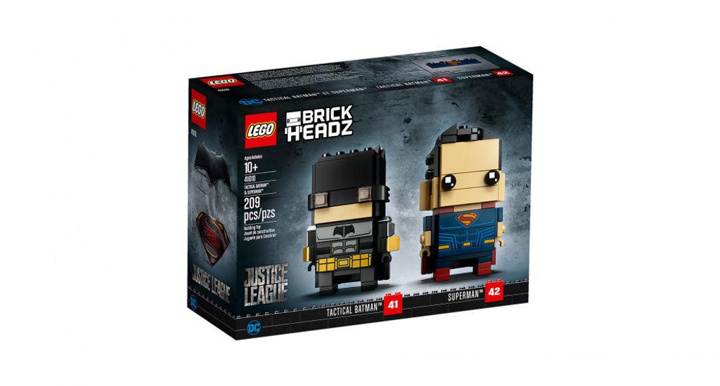 LEGO BrickHeadz 41610 Batman im taktischen Anzug und Superman