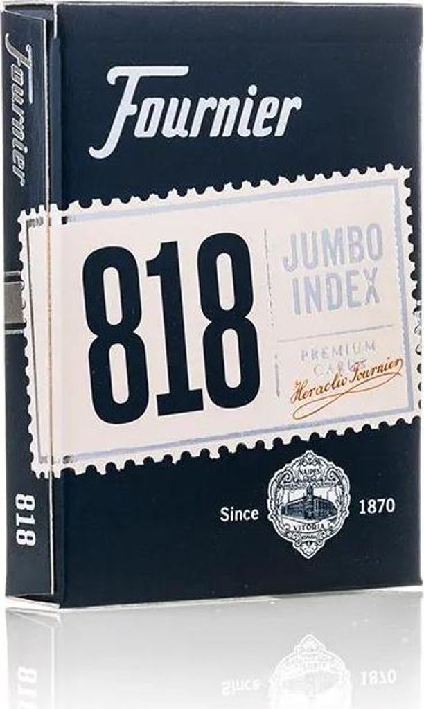 Fournier no 818 - 2 jumbo index red/blue Produktbild 