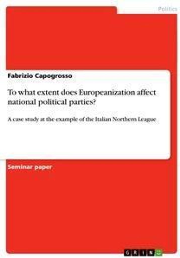 To what extent does Europeanization affect national political parties?