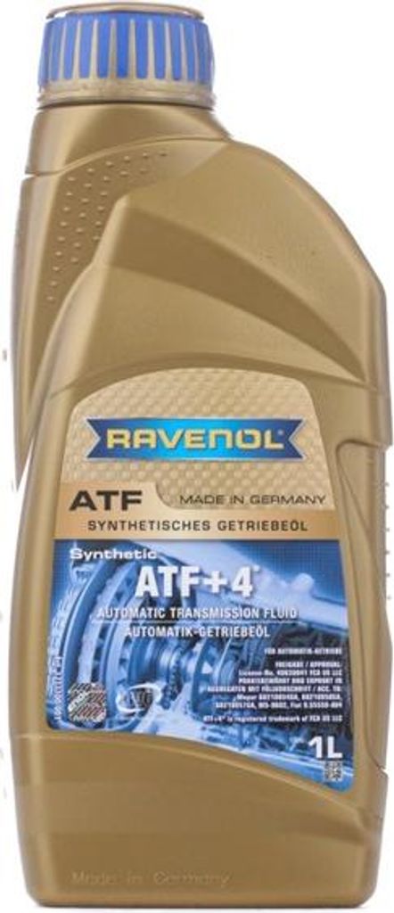 RAVENOL ATF+4 Automatikgetriebeöl Synthetiköl 1L 1211100-001-01-999 für FIAT Freemont (345) für JEEP GRAND CHEROKEE IV (WK, WK2) für CHRYSLER ...