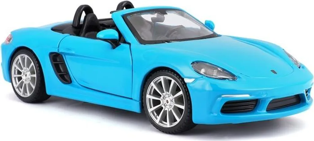 Porsche 718 Boxster 1/24 Bleue - Réplique Auto Durable sans Défaut d'Échelle