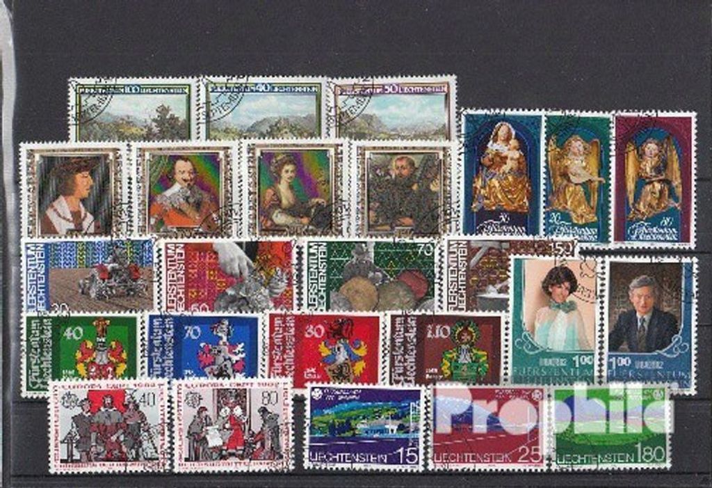 Briefmarken Liechtenstein 1982 1982 gestempelt Produktbild 