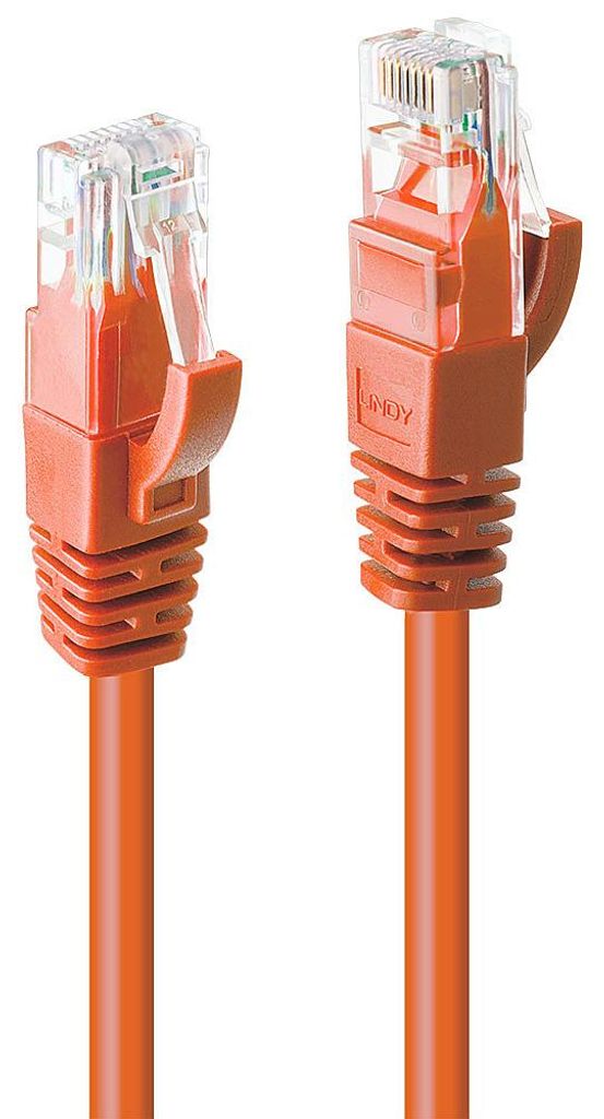 LINDY Patchkabel Cat6 U/UTP orange 3.00m