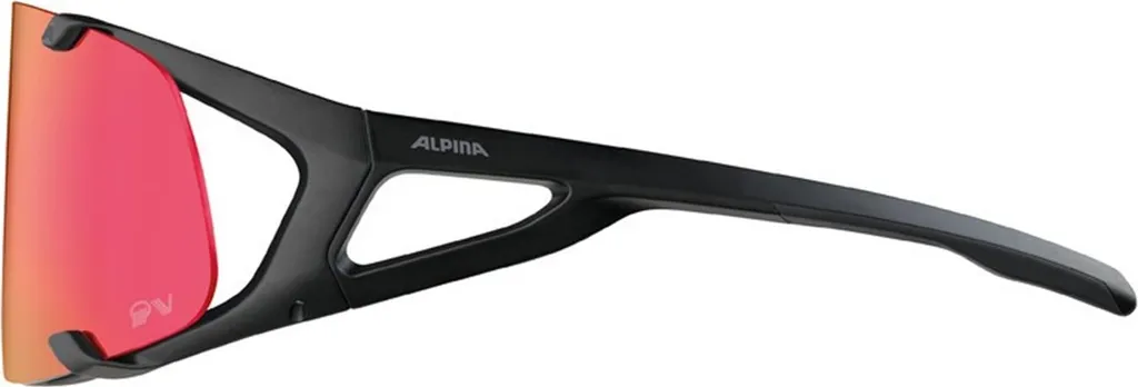 ALPINA HAWKEYE QV noir mat : Lunettes photochromiques et polarisantes