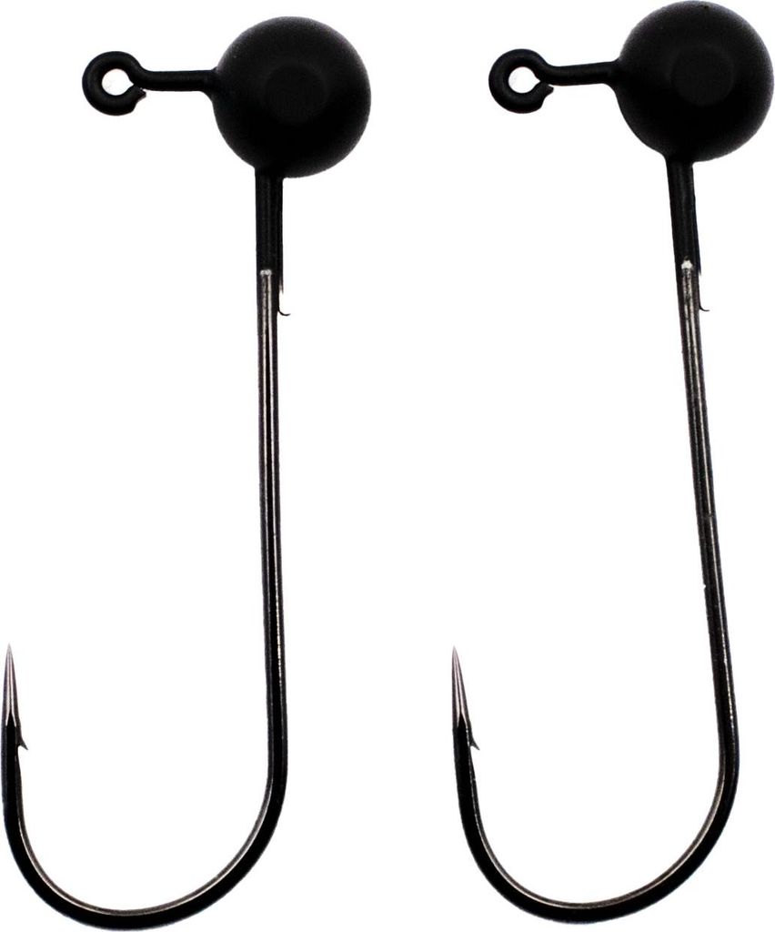 Angelspezi Tungsten Jig Head Schwarz Größe 6/0, 14g