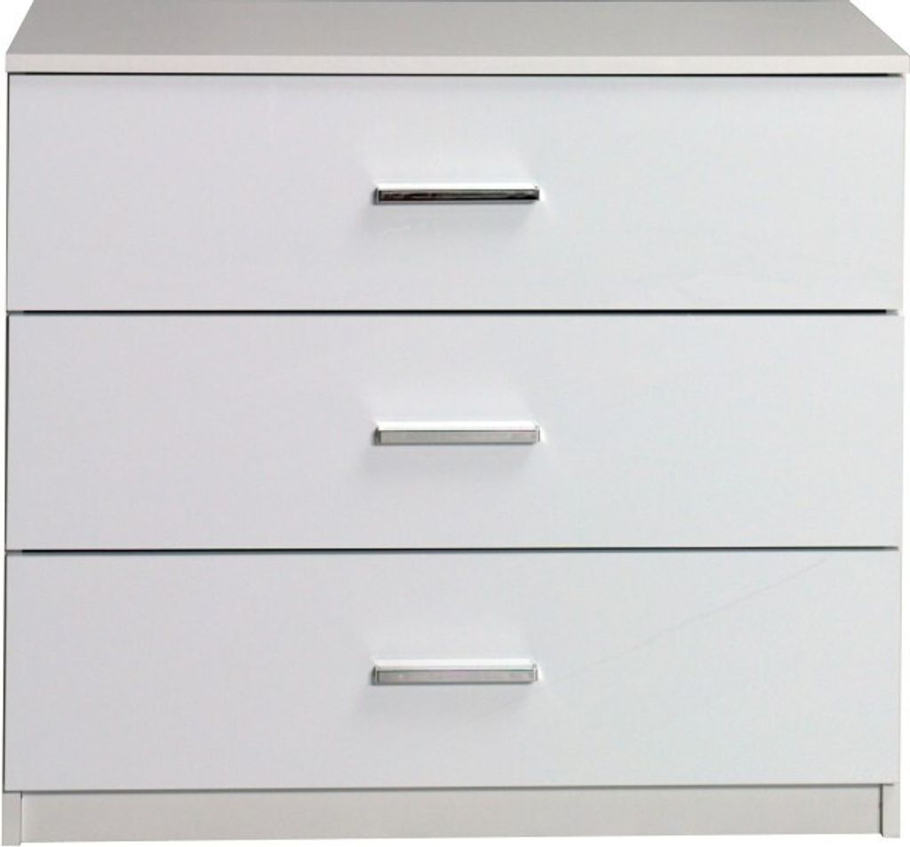 Meublorama MK-SIENA-S1-U11400_6725-B-27-B*1C/36KG, Weiß, 3 Schublade(n), Einfarbig, MDF-Platten, 420 mm, 930 mm