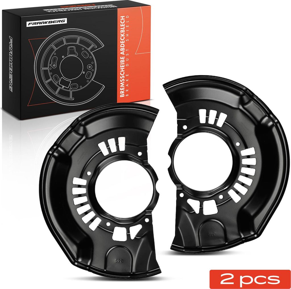Frankberg 2x Ankerblech Bremsscheibe Vorderachse Beidseitig für Toyota Avensis Verso M2 Camry Stufenheck V3