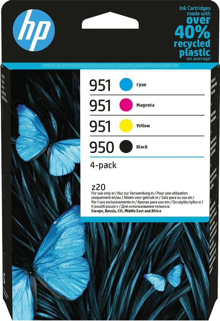 HP 6ZC65AE 4-Pack BK/C/M/Y No. 950 und 951 Produktbild 