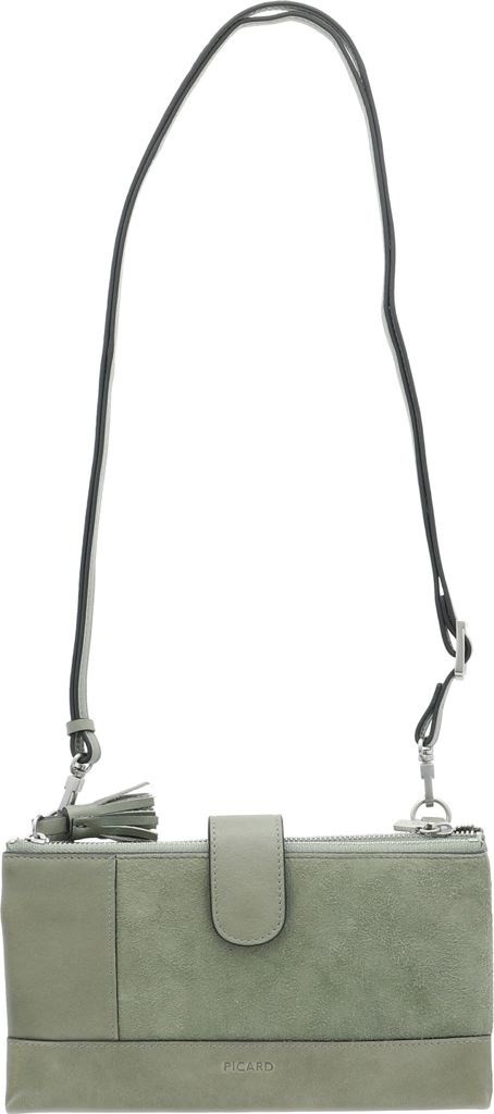 PICARD Schultertasche Safari 1 Shoulder Bag Palm Leaf olivgrün